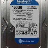 HDD SATA/300 3.5" 160GB / Western Digital Caviar Blue (WD1600AAJS)