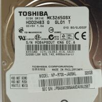 HDD SATA/300 2.5" 320GB / Toshiba MK3265GSX