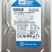 HDD SATA/300 3.5" 500GB / Western Digital Caviar Blue (WD5000AAKS)