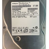 HDD SATA/300 3.5" 250GB / Hitachi Deskstar P7K500 (HDP725025GLA380) (2e kans)