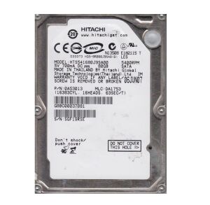 HDD SATA/150 2.5" 80GB / Hitachi Travelstar 5K160 HTS541680J9SA00 (2e kans)