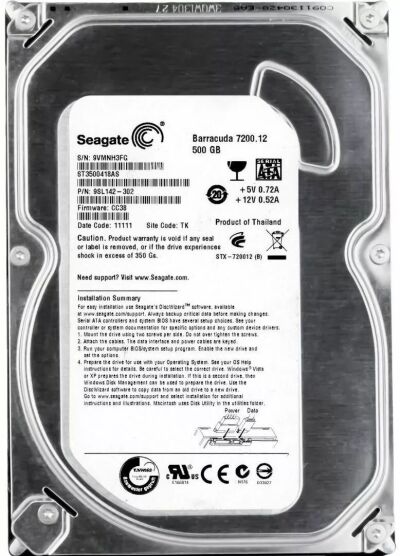 Seagate ST3500418AS