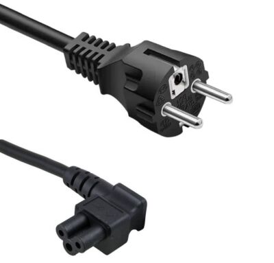 Apparaatsnoer stekker recht met C5 female hoek