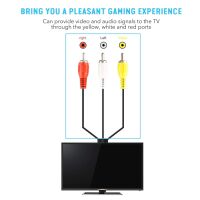 AV naar RCA kabel voor PS2 PS3 PSX 2.1-2.5M zwart (2e kans) - Afbeelding 3