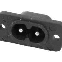 Power connector Eurostekker female plug C8 inbouw