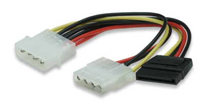 Computerkabel Molex naar SATA power connector en Molex female