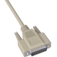 DB15 D-SUB male met kabel lengte 20-30cm OPEN EIND (scraps/e-waste)