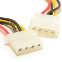 Molex LP4 4-pin verlengkabel 5-10cm