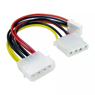 Molex LP4 4-pin verlengkabel met 1xFDD connector 01