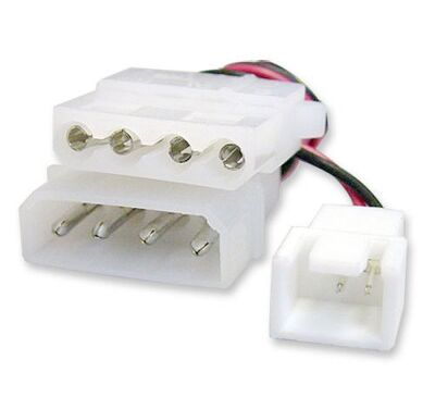 Molex LP4 4-pin verlengkabel met 3P fan connector 01