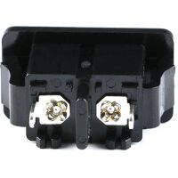 Power connector Eurostekker female plug C8 inbouw push-in 03