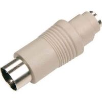PS/2 din-6 female naar DIN-5 male COM 9255 verloop willekeurige kleur (2e kans) - Afbeelding 3