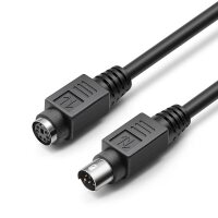 PS/2 din-6 male-female verlengkabel 15CM (2e kans)