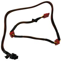 PSU AUX 6-pin female naar 3x SATA female 0.7-1M sleeved voor THERMALTAKE PSU (2e kans)