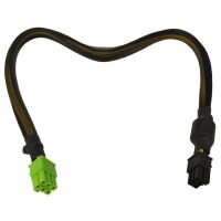 PSU EPS 6-pin female naar PCIe 6-pin female 0.7-1M sleeved (2e kans)