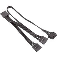 PSU Molex Mini 5-pin female naar 3x SATA female 0.7-1M model 1 (2e kans)