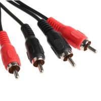 RCA 2x tulp male naar 2x tulp male rood-zwart 2.1-2.5M (2e kans)