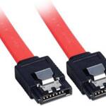 SATA kabel recht-recht met lock rood