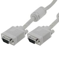 VGA kabel D-SUB DB15 14P male-male 1.6M gebroken wit (2e kans)