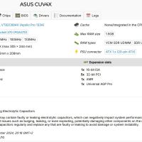 Moederbord Socket 370 3xSD-RAM 1xAGP 1xPCI 1xAMR 1xISA ATX 20-pins / ASUS CUV4X, MET CPU HEATSINK, MET I/O SHIELD (2e kans) - Afbeelding 3