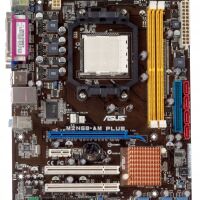 Moederbord Socket AM2 DDR2 PCI-E 16X MicroATX 24+4-pins / ASUS M2N68-AM PLUS MET CPU HEASINK, MET I/O SHIELD (2e kans) - Afbeelding 3