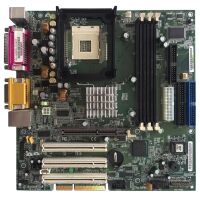 Moederbord Socket PGA478 SDRAM AGP 4X 1.5V MicroATX 20-pins / ASUS P4B-LA (HP 5185-6477) MET CPU HEATSINK, MET I/O SHIELD (2e kans)