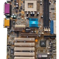 Moederbord Socket 462/A SD-RAM Universal AGP ATX 20-pins / Chaintech CT-7AJA2 MET CPU HEATSINK, MET I/O SHIELD (2e kans)