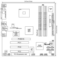 Moederbord READY-TO-GO Socket LGA775 DDR2 PCI-E x16 MicroATX 24+4-pins / ASUS P5LP-LE GEEN I/O SHIELD - Afbeelding 5