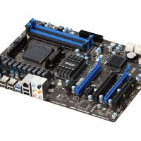 Moederbord Socket AM3 DDR3 2x PCI-E 16X SLI ATX 24+8-pins / MSI 970A-G46 (MS-7693 VER2.0) MET CPU HEATSINK, MET I/O SHIELD (2e kans)