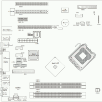 Moederbord Socket LGA775 DDR2 PCI-E 16X MicroATX 24+4-pins / MSI MS-7204 v1.A ZONDER CPU HEATSINK, MET I/O SHIELD (2e kans) - Afbeelding 3