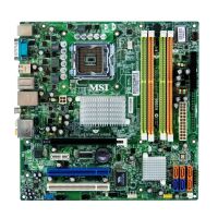 Moederbord Socket LGA775 DDR2 PCI-E 16X MicroATX 24+4-pins / MSI MS-7502 v1.2 MET CPU HEATSINK, MET I/O SHIELD (2e kans)