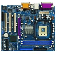 Moederbord Socket PGA478 DDR AGP 8X ATX 20-pins / Asrock P4i45GV R5.01 MET CPU HEATSINK, GEEN I/O SHIELD