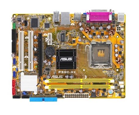 Moederbord Socket LGA775 DDR2 PCI-E MicroATX 24+4-pins / ASUS P5GC-MX Moederbord Socket LGA775 DDR2 PCI-E MicroATX 24+4-pins / ASUS P5GC-MX