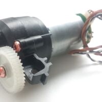 Elektromotor DC 12-18V met vertragingskast en encoder wiel / Mabuchi C6487-60053