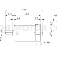Mabuchi FC-280SA-08600 afmetingen