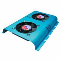HDD cooler Spire dual 50x50x10 fan metalic-blauw (2e kans)