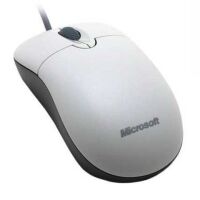 Muis USB interface 3 knoppen en scroll functie optical 800 DPI wit Microsoft X800898-129 P58-00001 (2e kans)