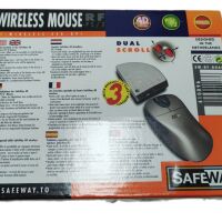 Muis PS/2 interface 3 knoppen en dual scroll / Safeway Wireless mouse RF BOXED - Afbeelding 3