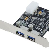 USB kaart USB 3.0 2 slots PCI-E Konig CMP-PCIE2USB3