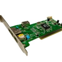 Firewire 400 IEEE-1394 kaart 2+1 slots + 1x iLink 4P PCI VIA VT6306 VT5471B OEM (2e kans)