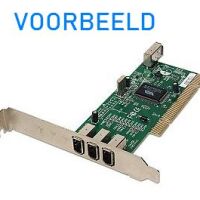 Firewire 400 IEEE-1394 kaart 3+1 slots PCI VIA VT6306