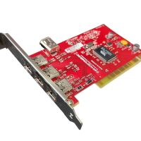 Firewire 400 IEEE-1394 kaart 3+1 slots PCI VT6306 Conceptronic CI1394B BOXED+iLINK KABEL (2e kans)