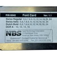 PCMCIA Font Card 6542 (flash memory card) (2e kans)