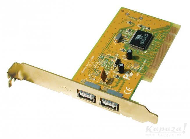 USB kaart USB 2.0 2 slots PCI VIA VT6212L Trust