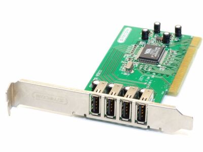 USB kaart USB 2.0 4 slots PCI VIA VT6212L Sitecom CN-029 V1.1 01