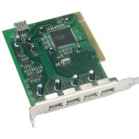 USB kaart USB 2.0 4+1 slots PCI NEC UC-160 D720100AGM Rev1.2 (2e kans)