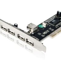 USB kaart USB 2.0 4+1 slots PCI VIA VT6212 Gembird