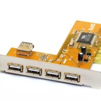USB kaart USB 2.0 4+1 slots PCI VIA VT6212L Trust (2e kans)