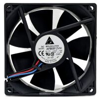 Ventilator 92x92x25 12VDC 4-Pins / Delta Electronics AFB0912VH met 2.54mm dupont connector (2e kans)