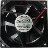 Ventilator 80x80x25 12VDC 2-pins / EF FAN F128025SM met mini molex 2P aansluiting (2e kans)